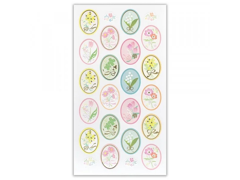 Pre-Order NB Co. Paper Stickers - Ornate Spring Flower