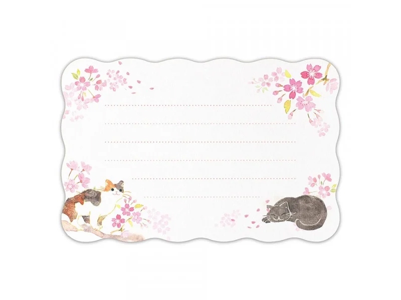 Pre-Order NB Co. Mini Letter Set - Sakura Cats