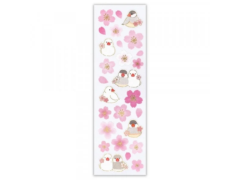 NB Co. Washi Stickers - Sakura And Java Sparrows