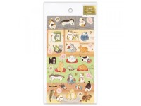 Pre-Order NB Co. Paper Stickers - Cats in Japanese Style Room 