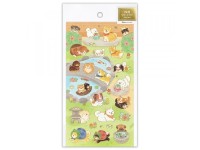 Pre-Order NB Co. Paper Stickers - Dogs in Japanese Garden