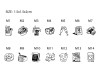 Pre-Order Kurukynki Rubber Stamps Day-To-Day - Mini Stamp A