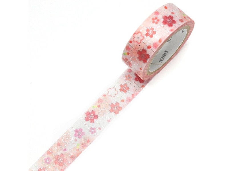 Saien Washi Tape - Cherry Blossom Rain