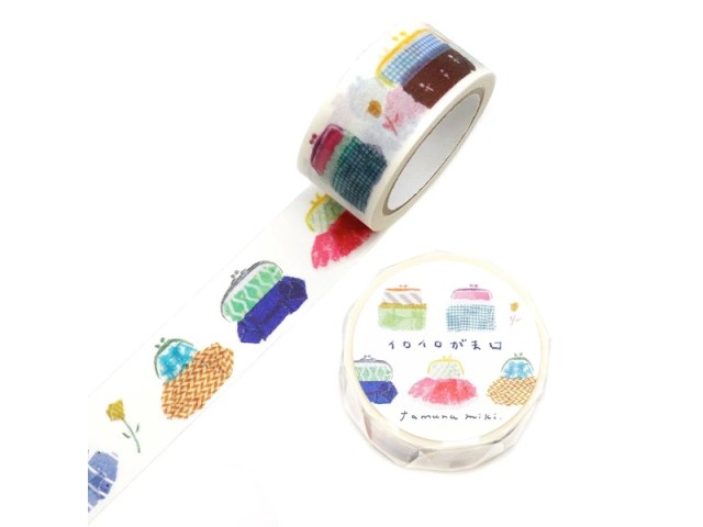 Pre-Order Saien x Miki Tamura Washi Tape - Gamaguchi