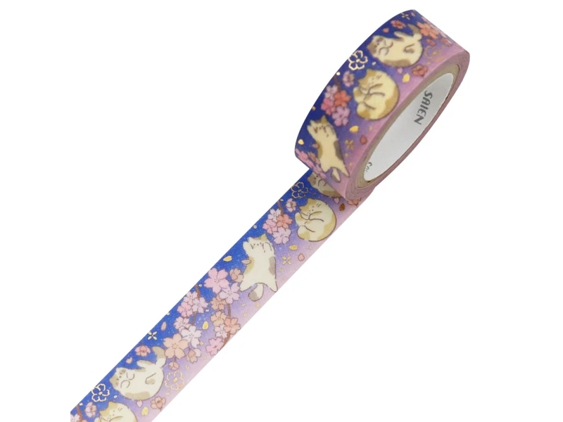 Pre-Order Saien Washi Tape - Spring Evening