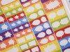 Pre-Order Wanle Studio Kiss-Cut Tape Stickers - Colorful Bubble With Frame