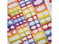 Pre-Order Wanle Studio Kiss-Cut Tape Stickers - Colorful Bubble With Frame