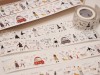 Pre-Order Wanle Studio Vol.10 Kiss-Cut Tape Stickers - Walking With Dog