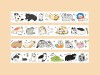 Pre-Order Wanle Studio Vol.10 Kiss-Cut Tape Stickers - Our Cat