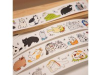 Pre-Order Wanle Studio Vol.10 Kiss-Cut Tape Stickers - Our Cat