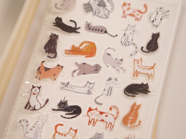 Pre-Order Wanle Studio Vol.10 Clear PET Stickers - Cats