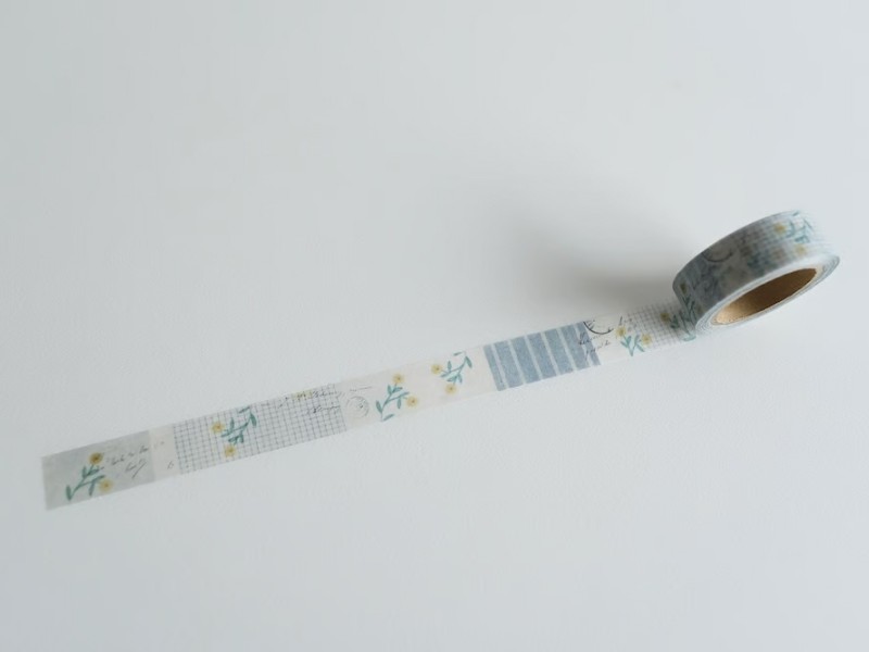 Yohaku CHECK&STIRIPE Washi Tape Winter Gifts 2024 - YC-023