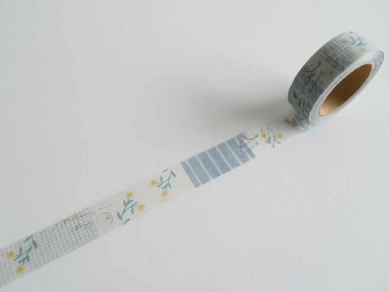 Yohaku CHECK&STIRIPE Washi Tape Winter Gifts 2024 - YC-023