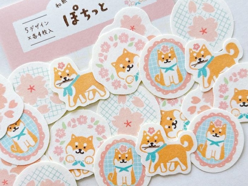 Pre-Order Furukawa Spring Limited Sticker Flakes - Cozy Puppy