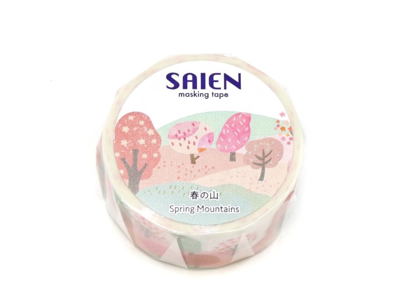 Saien Washi Tape - Spring Mountains