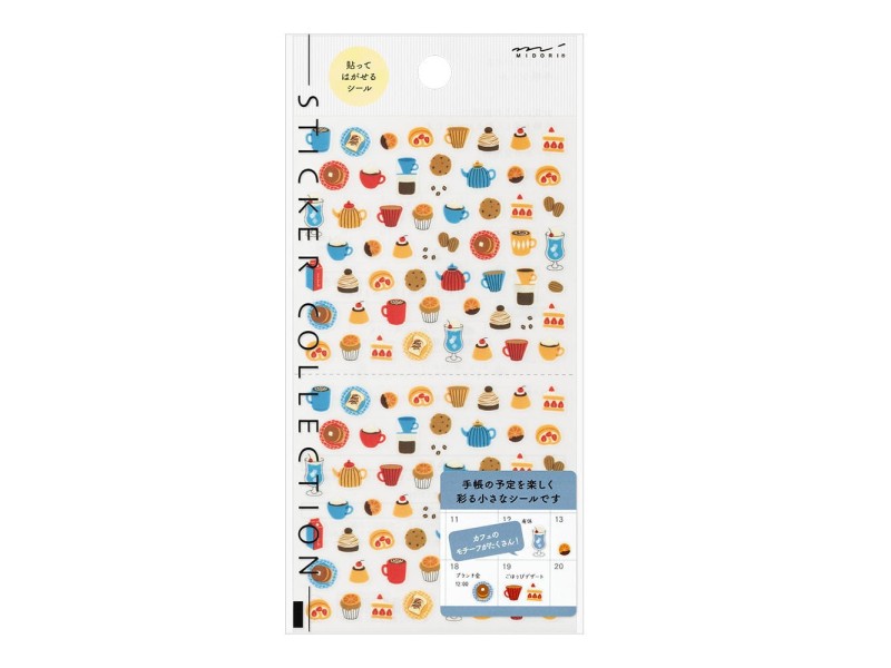 Midori Planner Stickers - Cafe Pattern