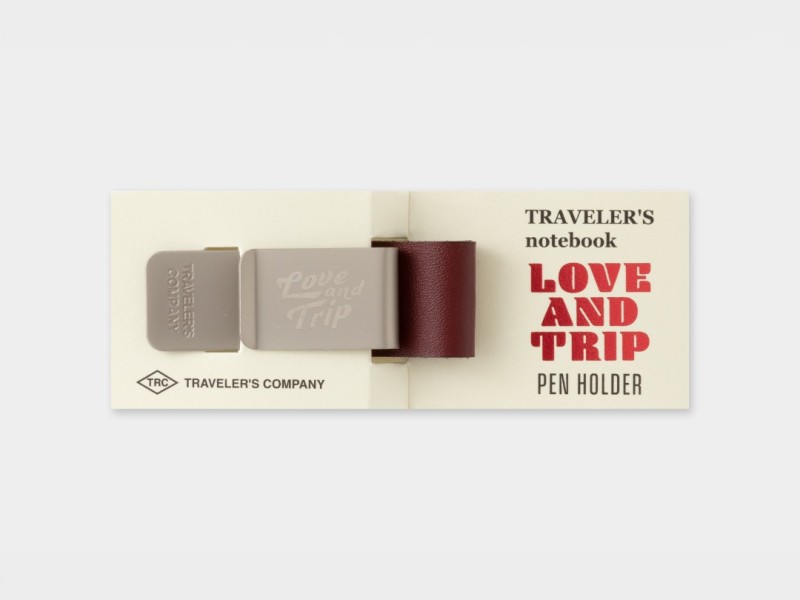 Pre-Order Traveler's Notebook Pen Holder Limited Edition - LOVE AND TRIP