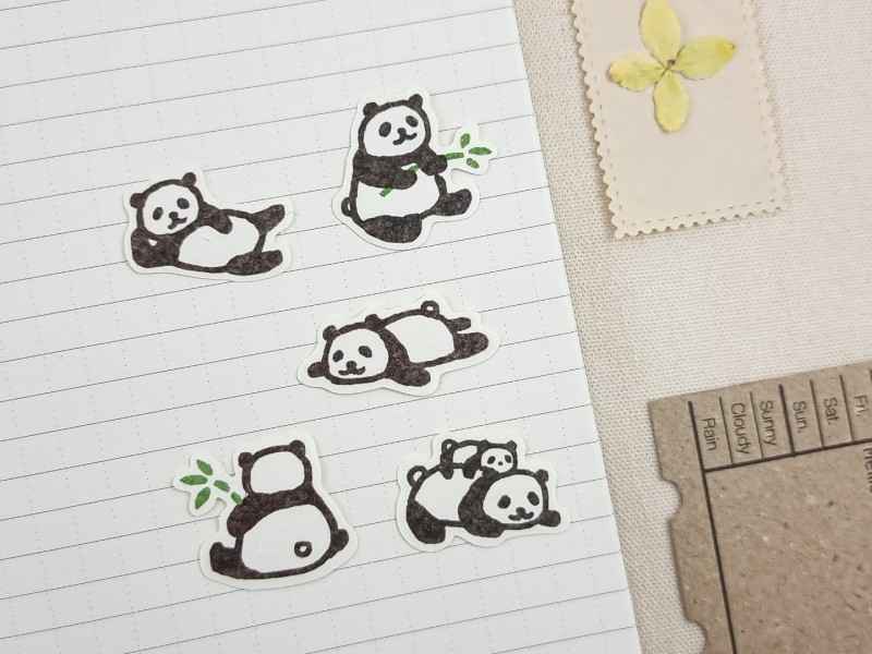 Furukawa Paper Flake Stickers - Panda