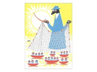 Moomin Postcard - Fishing Net