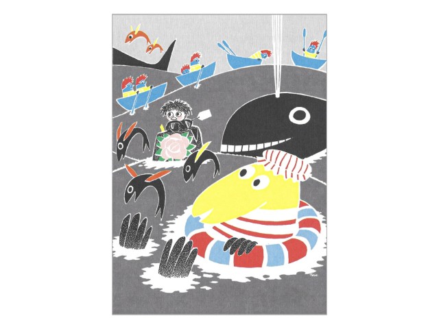 Moomin Postcard - Flood Madness