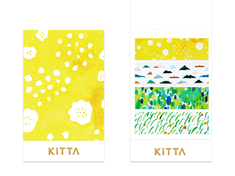 KITTA Clear PET Tape Stickers Mountain Belt KITT003