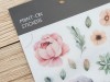 MU Craft Print-On siirtokuvat, Kukkasarja - Kesäpuutarha