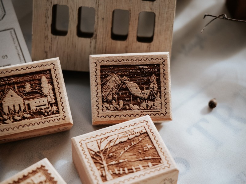 Meow Illustration Stamp Set - Little Houses Southern Highlands