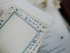 Meow Illustration Letterpress Memo Pad - Bluets