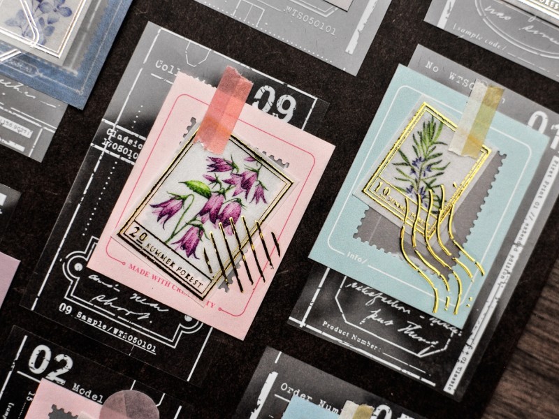 Miaostelle Washi Tape - Summer Forest Stamp