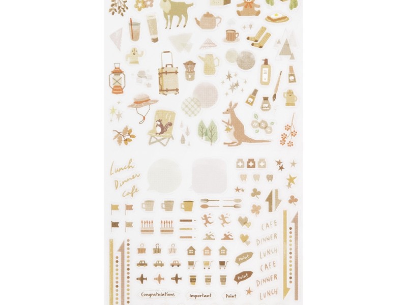 Midori Planner Sticker Color - Beige