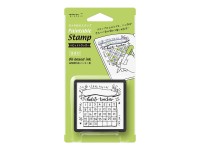 Midori Paintable Stamp Pre-Inked - Habit Tracker