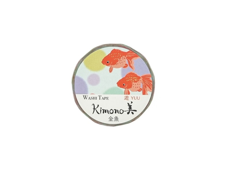 Saien | Washi Tape Kimono Series - Goldfish