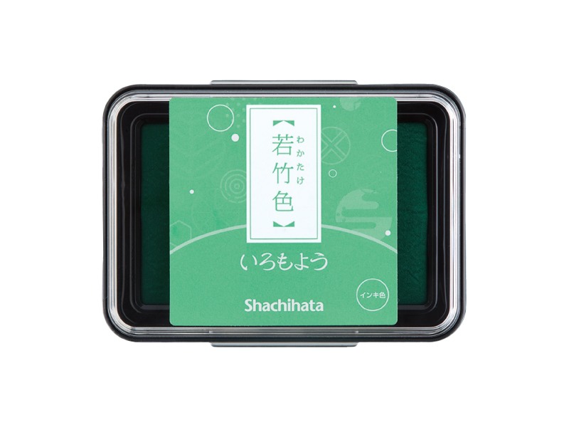 Shachihata Iromoyo Ink Pad Young Bamboo Green