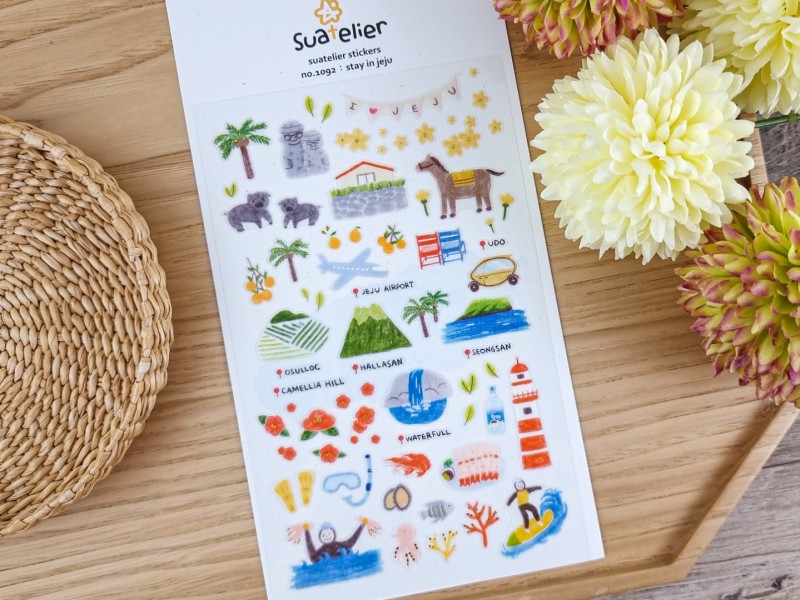 Suatelier Stickers - Stay In Jeju
