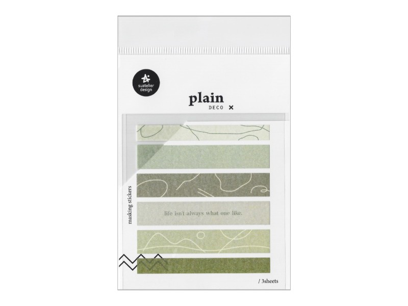 Plain.47 Washi Stickers Suatelier - 1651