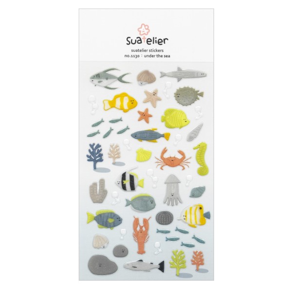 Suatelier Stickers 1130 - Under The Sea - Sea | Kuldlelu | Kuldlelu