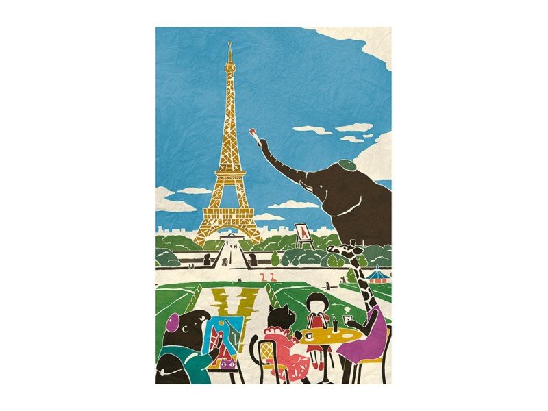 Who Mails | Postcard Adachi Masato Europe Series - Paris France