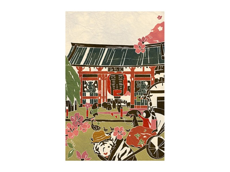 Who Mails Postcard - Tokyo Asakusa
