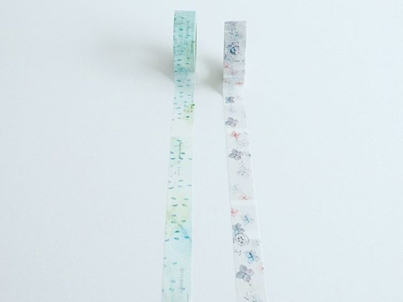 Yohaku Washi Tape Y045 - Hydrangea Petals