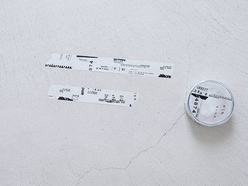 Yohaku Washi Tape Y-023 - Monochrome