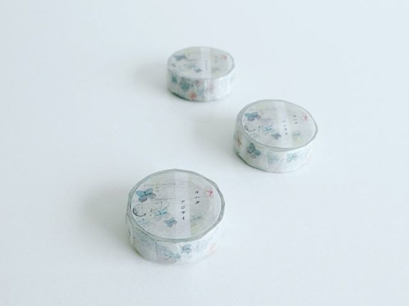 Yohaku Washi Tape Y045 - Hydrangea Petals