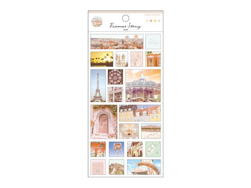 Kamio | Frames Story Stickers Tracking Paper - Travel