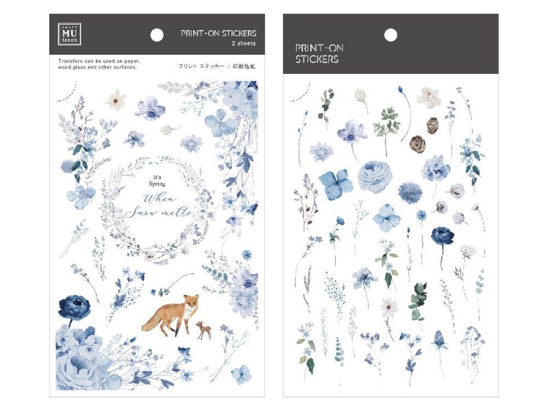MU | Print-On Stickers 181 - Frost Flowers