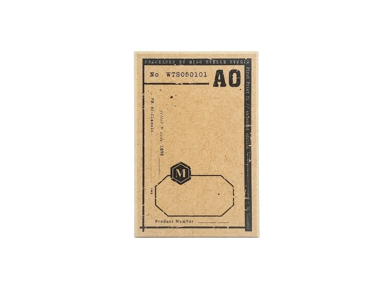 Miao Stelle Stamp Vintage Label - A0