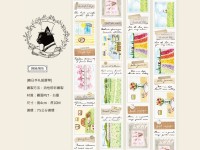 Pre-Order Miao Stelle Matte PET Tape - Spring Notes