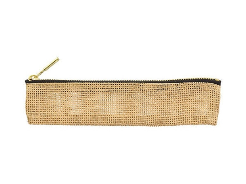 Midori Pulp Paper Cord Pen Case - Beige