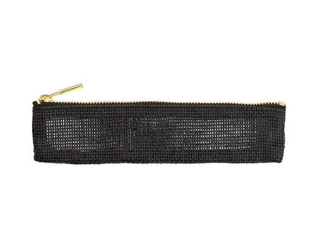 Midori Pulp Paper Cord Pen Case - Black