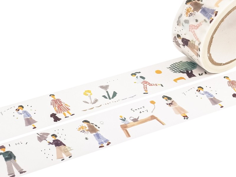 Pre-Order Saien x Miki Tamura Washi Tape - Fine Day