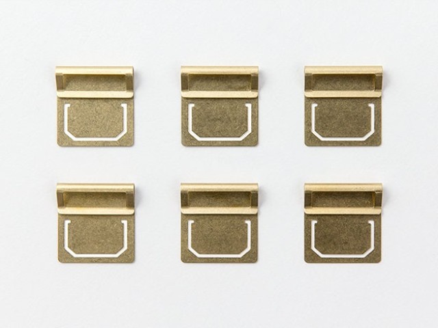 Brass Index Clips