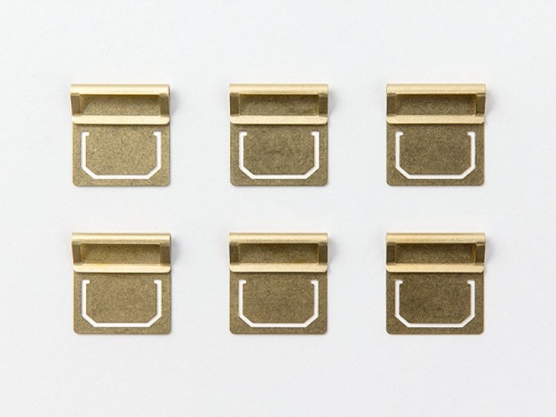 Traveler's Company Brass Index Clips